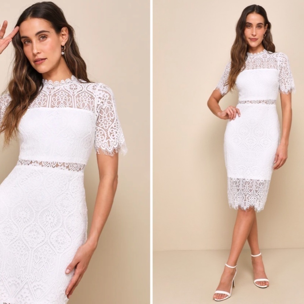 LULU's Bridal Chic Modern Sexy Minimalist Engagement Wedding Shower Mini…